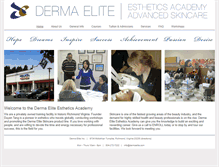 Tablet Screenshot of dermaelite.com